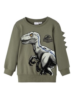 Nmmjairi Dinosaur genser   grønn - Name It