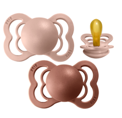 Bibs Supreme 2 PACK Woodchuck/Blush - 2 / Natural Rubber Latex Latex - Bibs