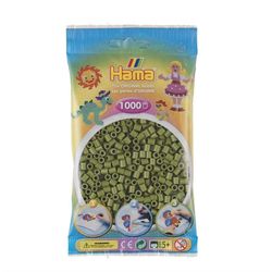 Hama Midi beads 1000 pcs. Olive Green 207-84 207-84 - hama