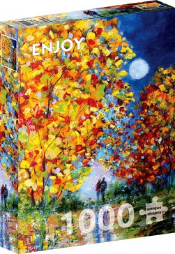 Enjoy puslespill 1000 Autumn Moon 1000 biter - Enjoy puzzle