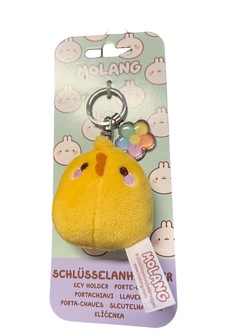 NØKKELRING 6CM M BAKPLATE PIU PIU MOLANG NICI gul - Salg