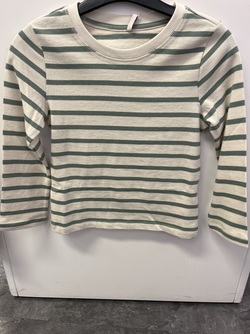 KOGNEW SOPH L/S O-NECK TOP JRS Birch Hedge Green - Kids Only 