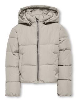 KOGDOLLY SHORT PUFFER JACKET OTW NOOS Pumice Stone - Kids Only 