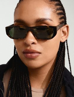 Ainsley Solbriller Tortoise-brun - Pilgrim