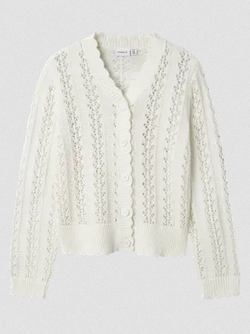 Name It Tana Knit Card BRIGHT WHITE - Name It
