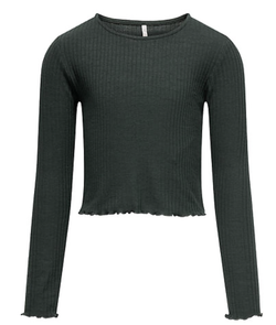 Nella O-neck Top Dusty Green Malange - Kids Only 