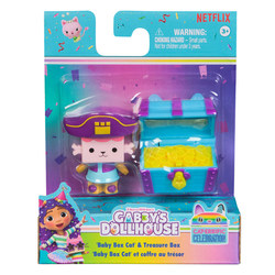 Gabby's Dollhouse Figure & Accessory Set Baby box cat & treasure box - Gabby’s Dollhouse
