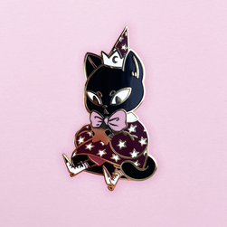 Pico the StarCat - Pin Burgunder - NorthernSpells
