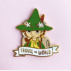 Travel the World - Pin reisegrønn - NorthernSpells
