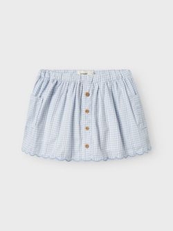 NMFHAZELLE SKIRT LIL Zen blue - LIL`ATELIER