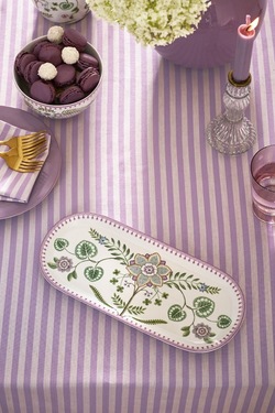 Kakefat Avlangt Lily & Lotus 33x15,5cm Syrin - Pip Studio