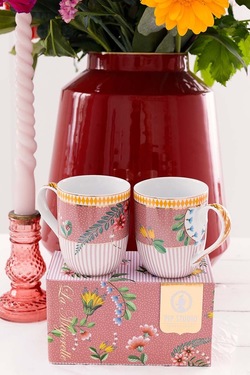 Krus Set/2 La Majorelle 145ml Rosa - Pip Studio